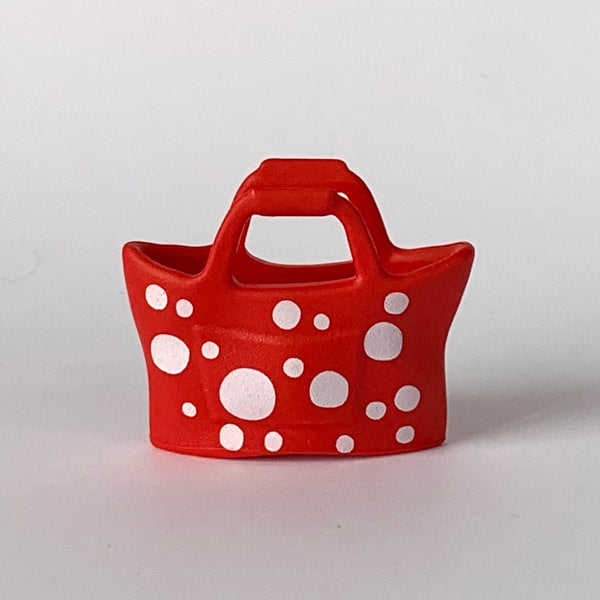 Bolso de Mano Rojo con Círculos Playmobil