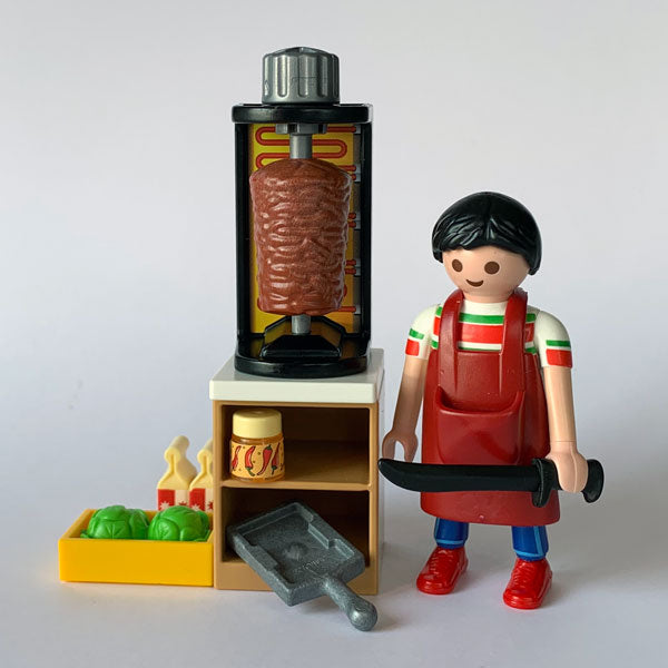 Cocinero de Kebab con Rodillo Playmobil