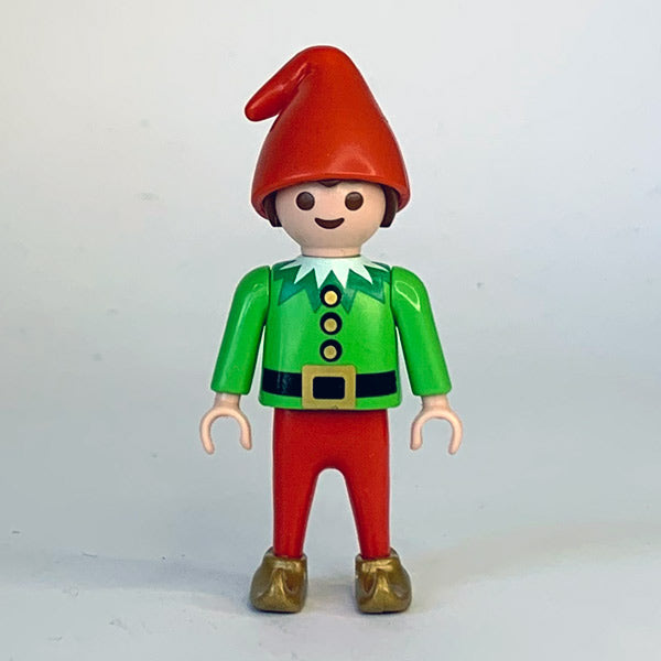 Elfo Taller Papá Noel Verde Rojo Playmobil