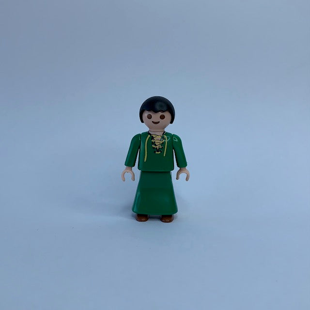 Niño pastor túnica verde