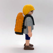 Mochila de montaña naranja