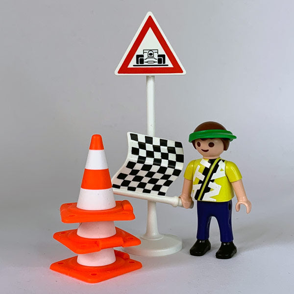 Niño Visera Conos Señales Carreras Playmobil