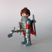 Mujer Guerrera Armadura Roja Playmobil